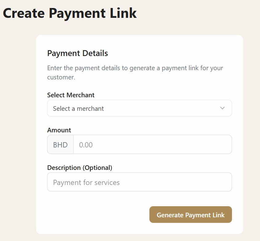 Step 1: Generate Link